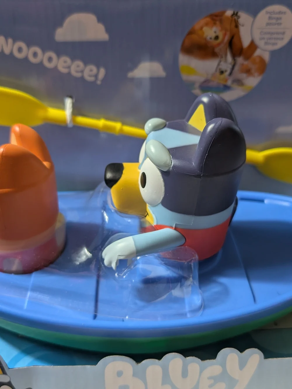 Pull & Go Canoe Toy - Blue and Yellow